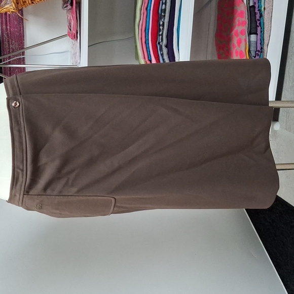 Vintage Givenchy Sport Brown Poly skirt - Picture 1 of 7